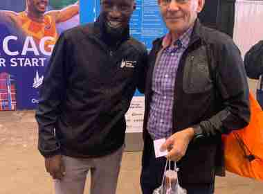 Wesley Korir and Dara Kilmartin